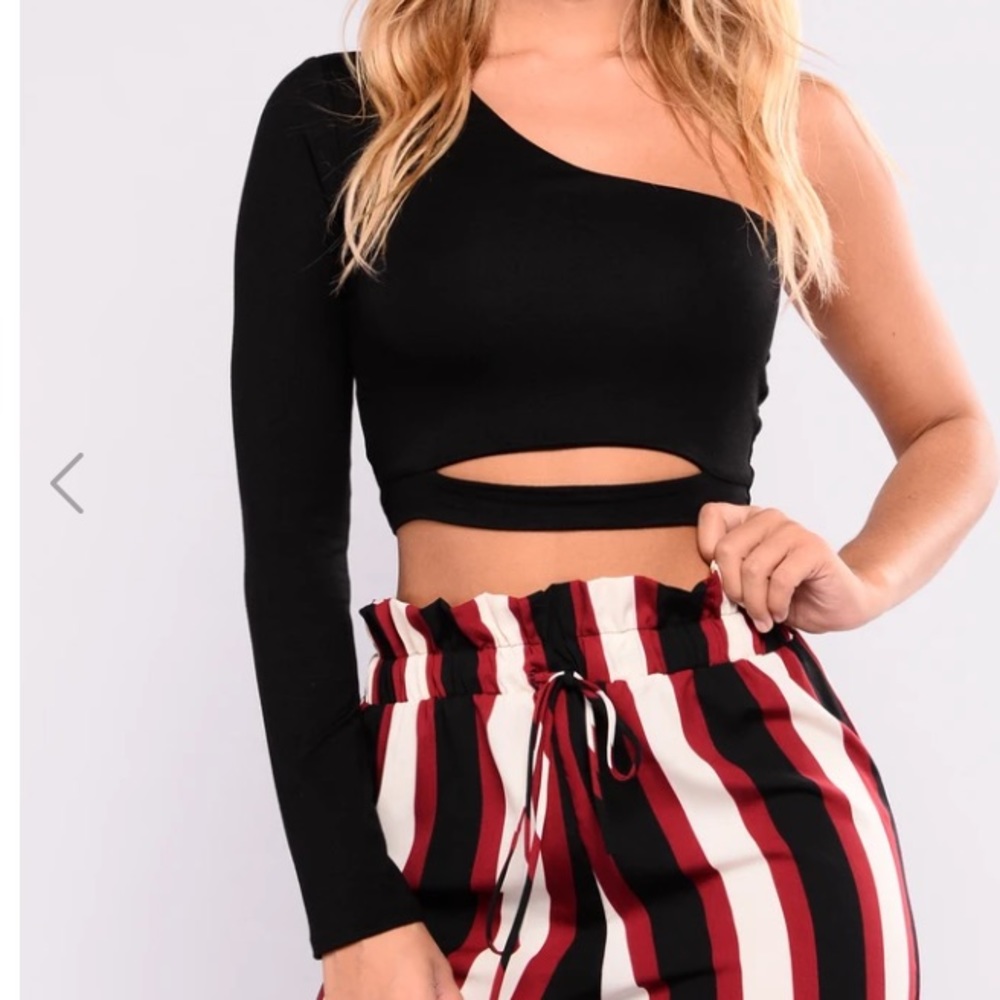 Fashion Nova one shoulder top